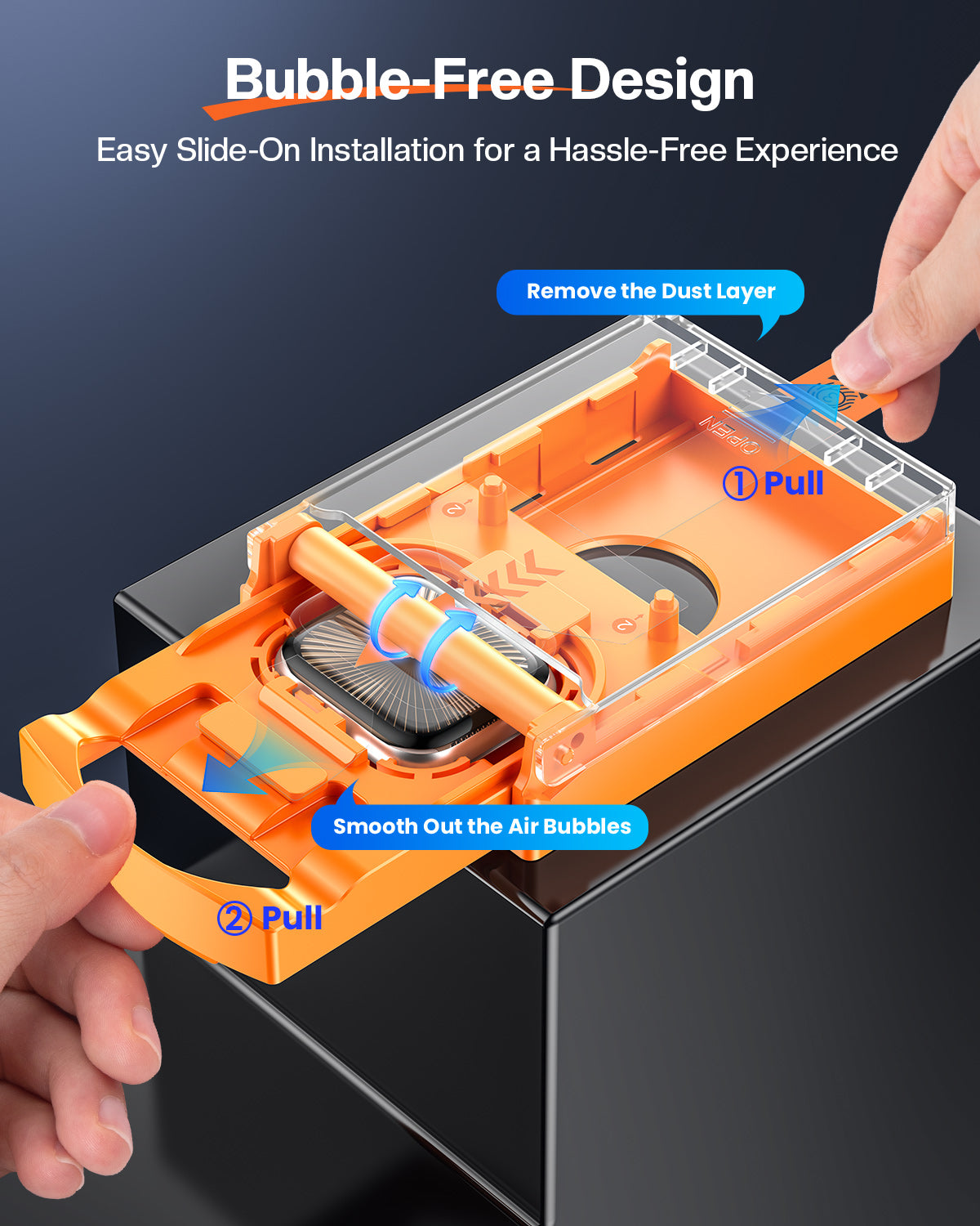 Chtoocy [2 Pack] Screen Protector for Apple Watch Series 10 42mm [Strong Absorption] [Easy Installation Kit] Anti-Scratch HD Clear Touch Sensitive Soft Film Full Coverage Accessories for iWatch